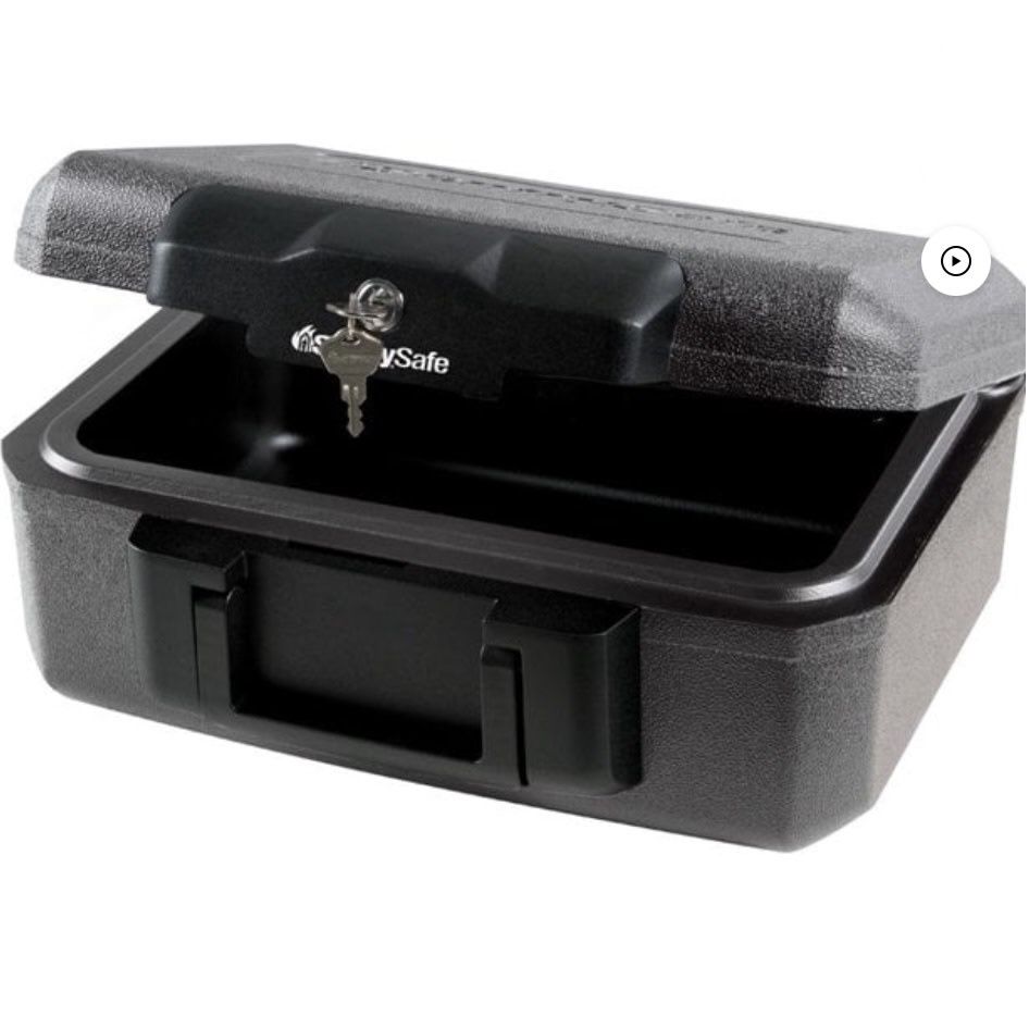 SentrySafe 1200 Fire-Resistant Box with Key Lock 0.18 Cu. ft.