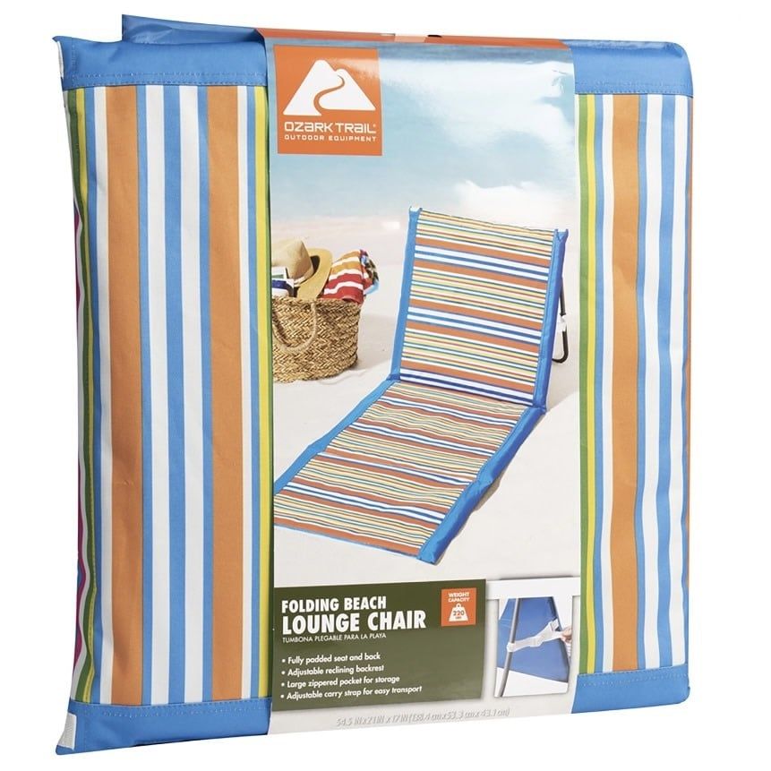 Ozark Trail Folding Beach Lounge Chair