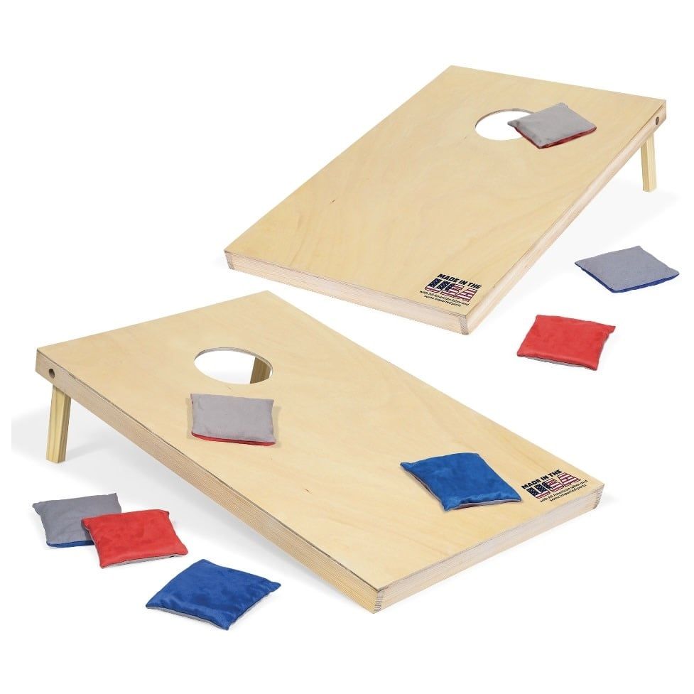 EastPoint Sports 2&#39; x 3&#39; Cornhole Boards - Natural Wood Bean