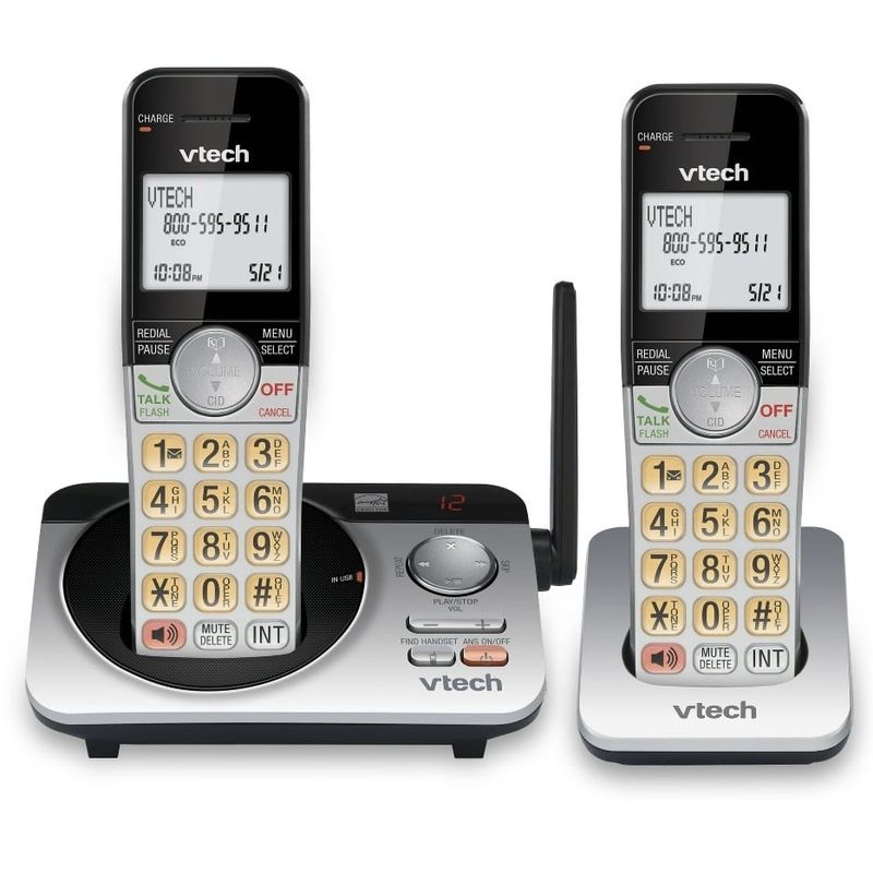 VTech 2 Handset Extended Range Cordless Phone