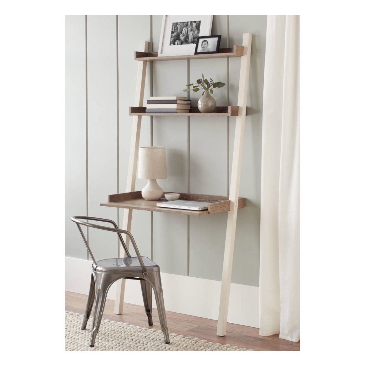 BETTER HOMES AND GARDENS BEDFORD LEANING DESK, IVORY