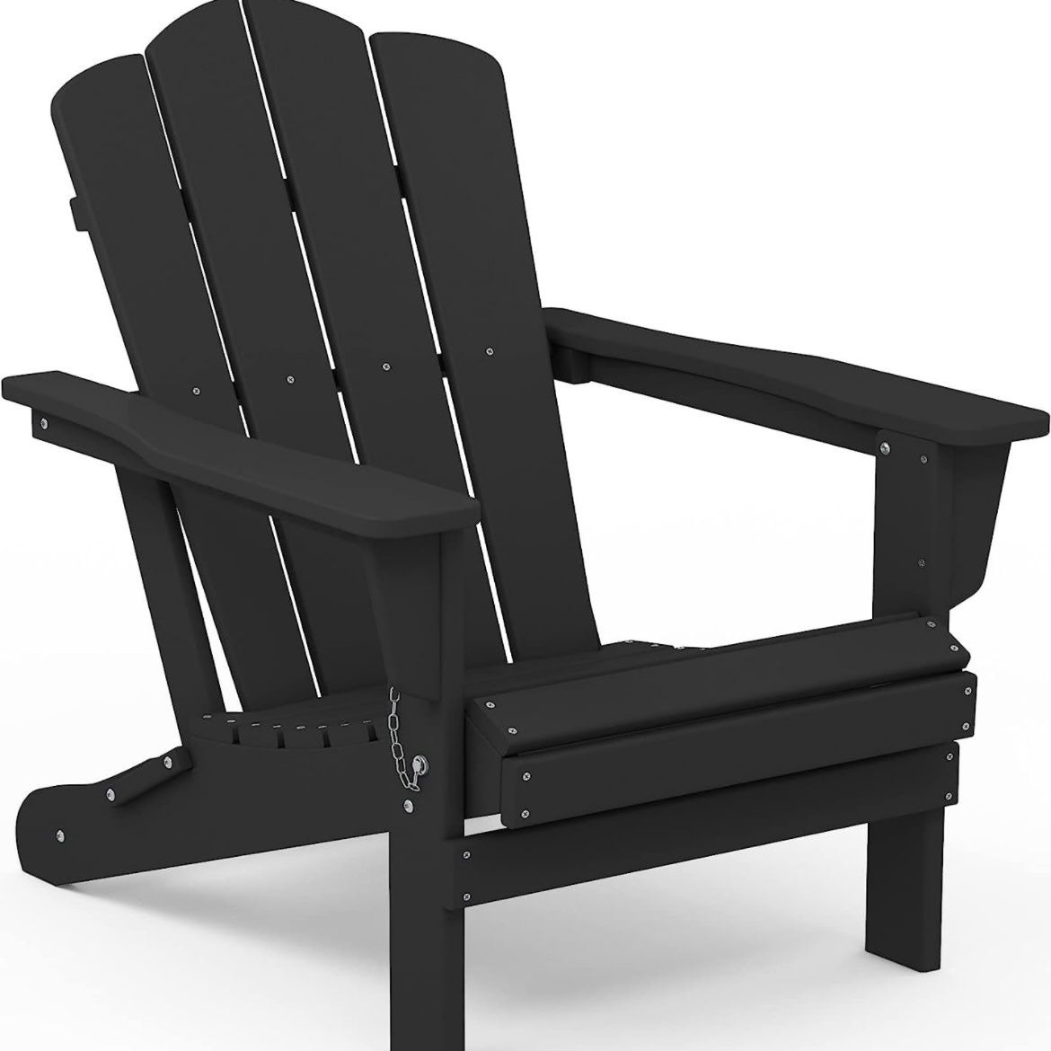 Black Adirondack chair