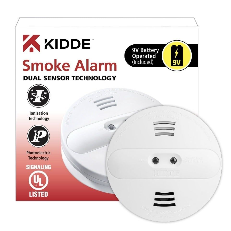 Kidde Dual Sensor Smoke Alarm, 85 Decibels, KIDDE