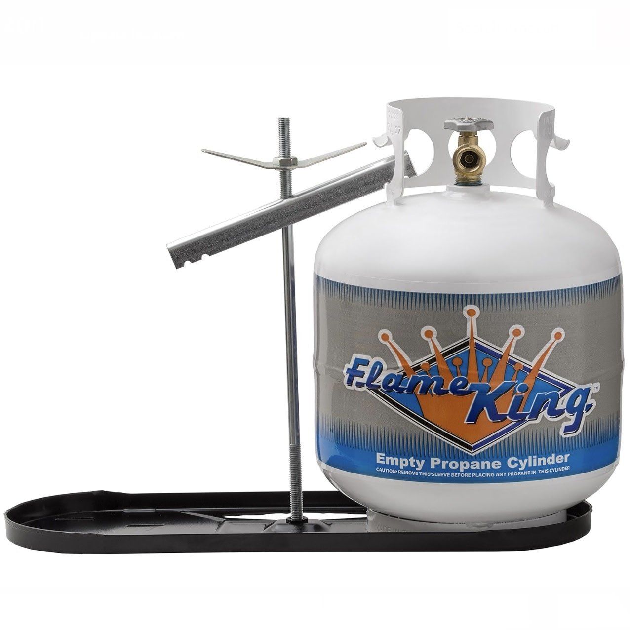 RV propane tank rack