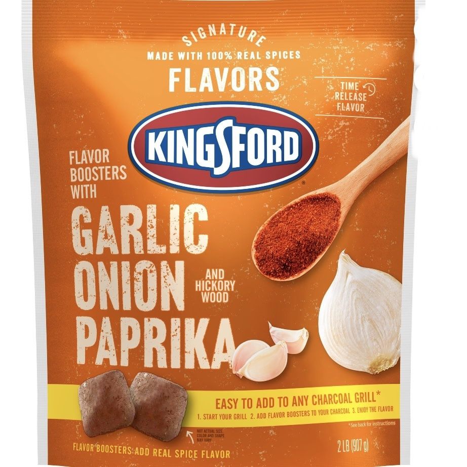 Kingsford garlic onion and paprika briquettes 2 lb