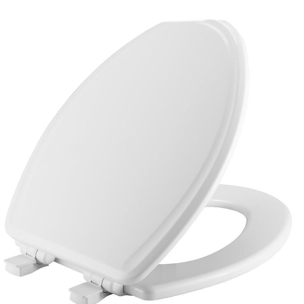 Oval wood toilet seat