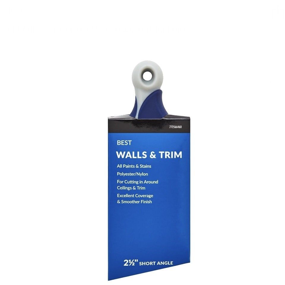 BEST Blended Bristle 2.5” Short Angle Paint Brush
