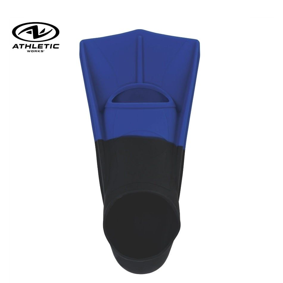 Athletic Works Adult Short Blade Swim Training Fin, Blue, Large