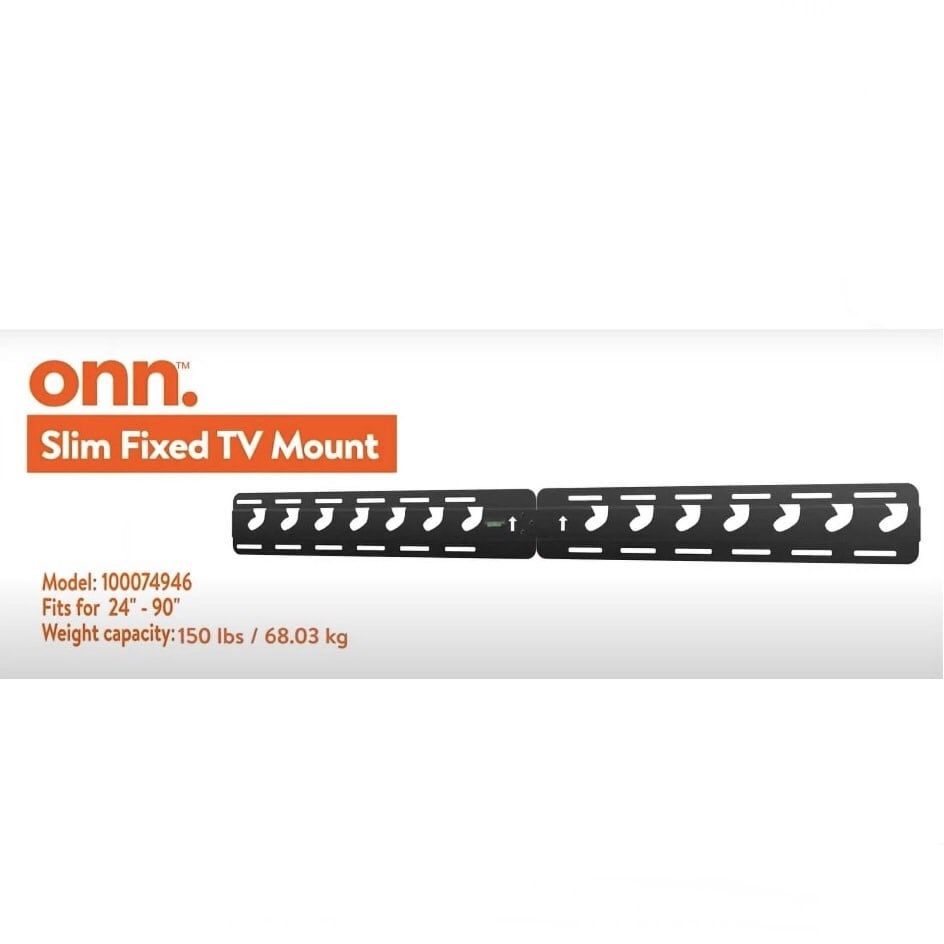 Slim Fixed TV Wall Mount for 24 to 90 TVs