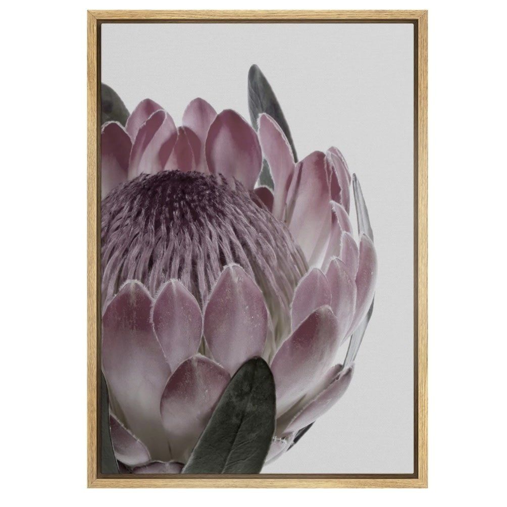 Framed canvas print flower
