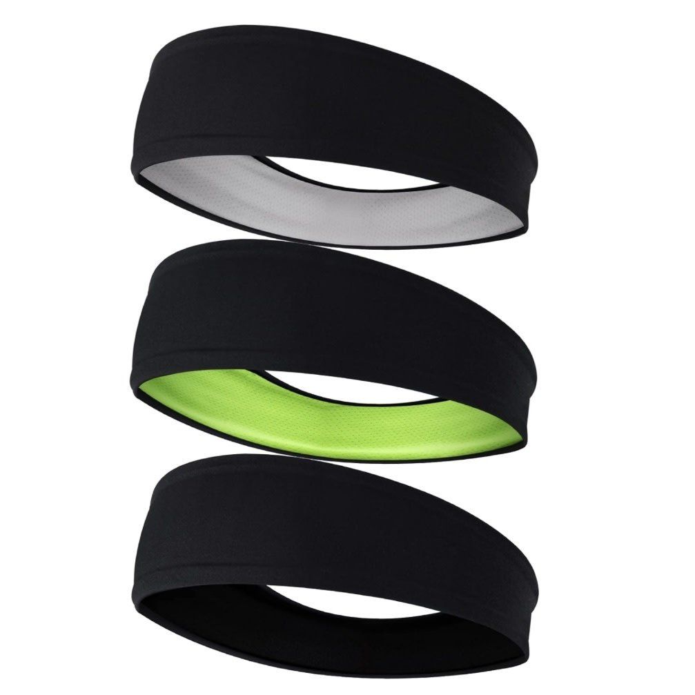Men’s sports headbands 3 pack