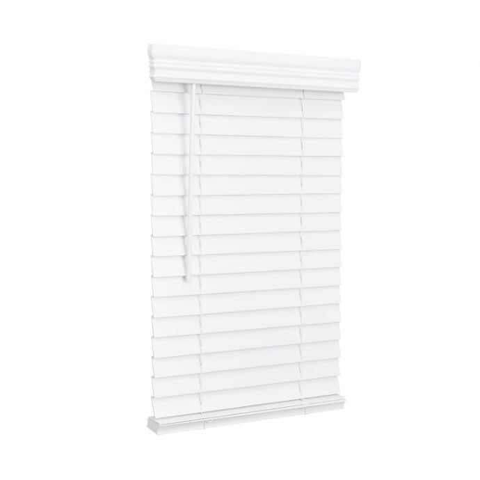 Lotus &amp; Windoware Cordless, 2 Inch Blind, 34.5&quot; Wide x 54&quot; , Bright White
