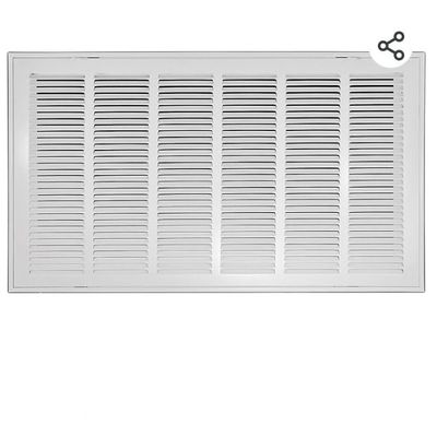 Venti Air 30" X 16" Steel Return Air Filter Grille - Removable Face/Door for 1 inch Filters - HVAC Duct Cover Grill