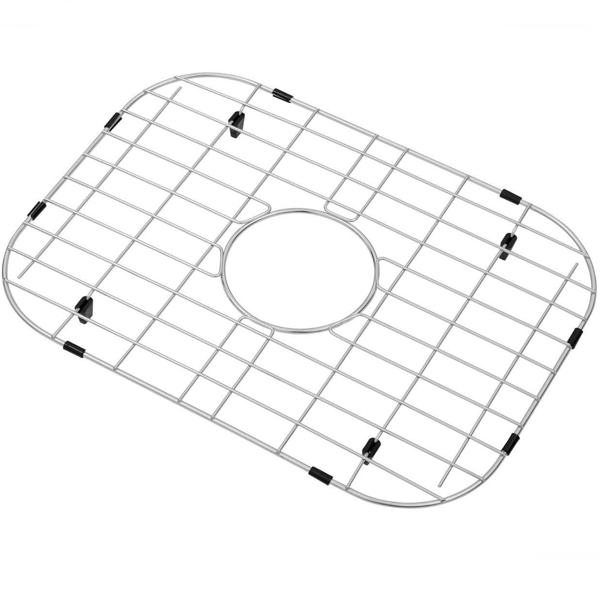 Zeesink Sink Protectors for Kitchen Sink,Sink Grid 18 1/2" X 13 3/8",Sink Bottom Grid,Stainless Steel Sink Grid with Center Drain,Sink Protector Grid