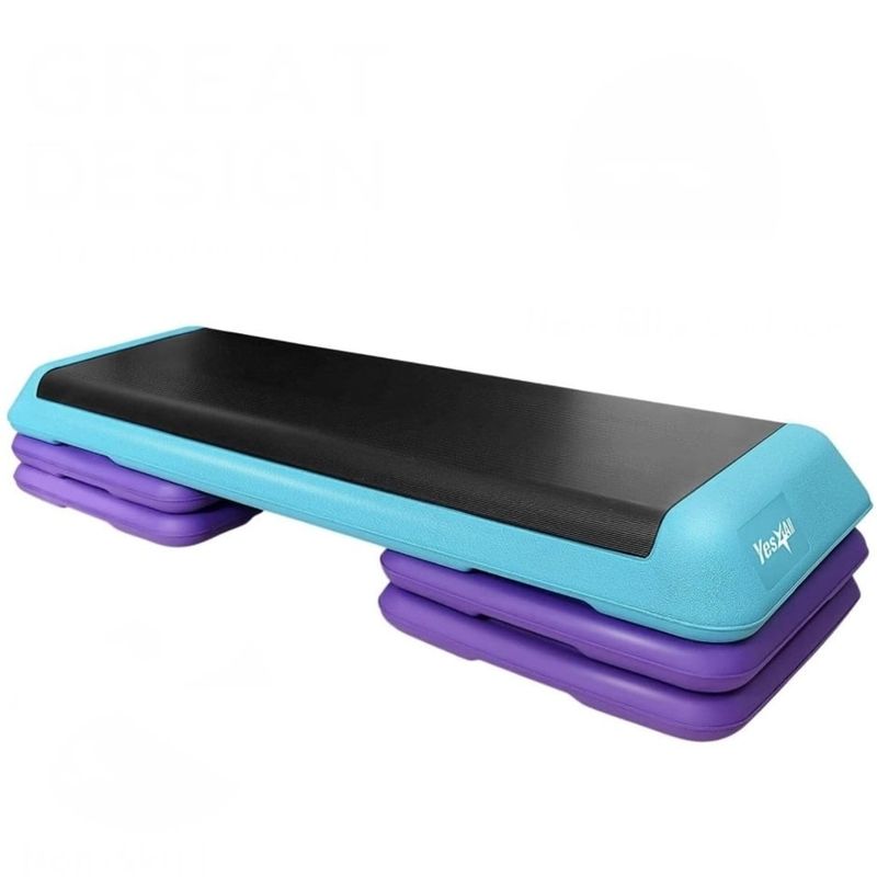 Adjustable Workout Aerobic Exercise Step Platform