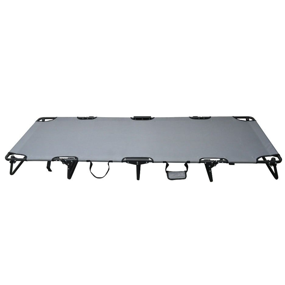 Ozark Trail Easy Setup Cot, Gray Color, Adult, 75.6 in x 25 in x 8.46