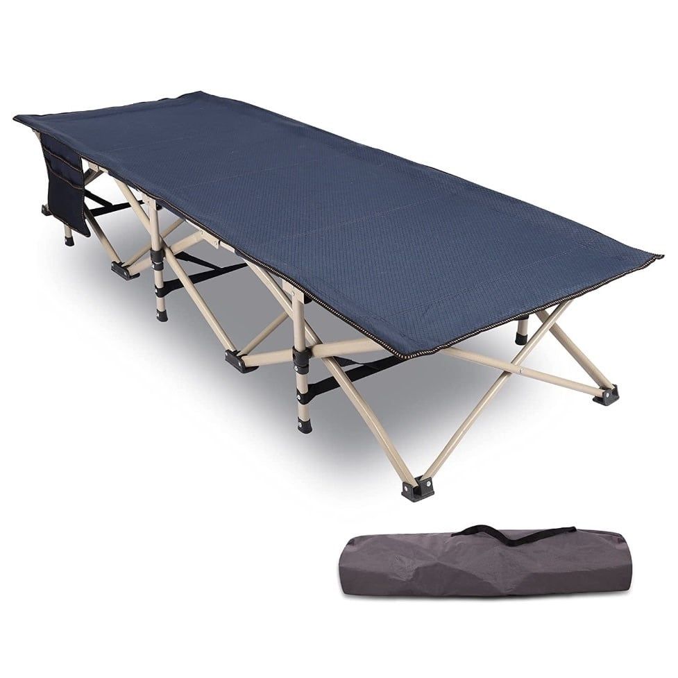REDCAMP camping cot navy blue 105x25x16cm