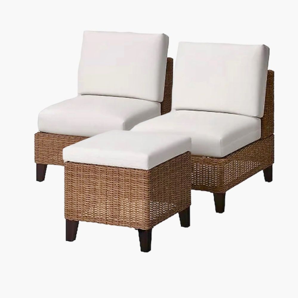 Threshold Armless 3 pc patio set