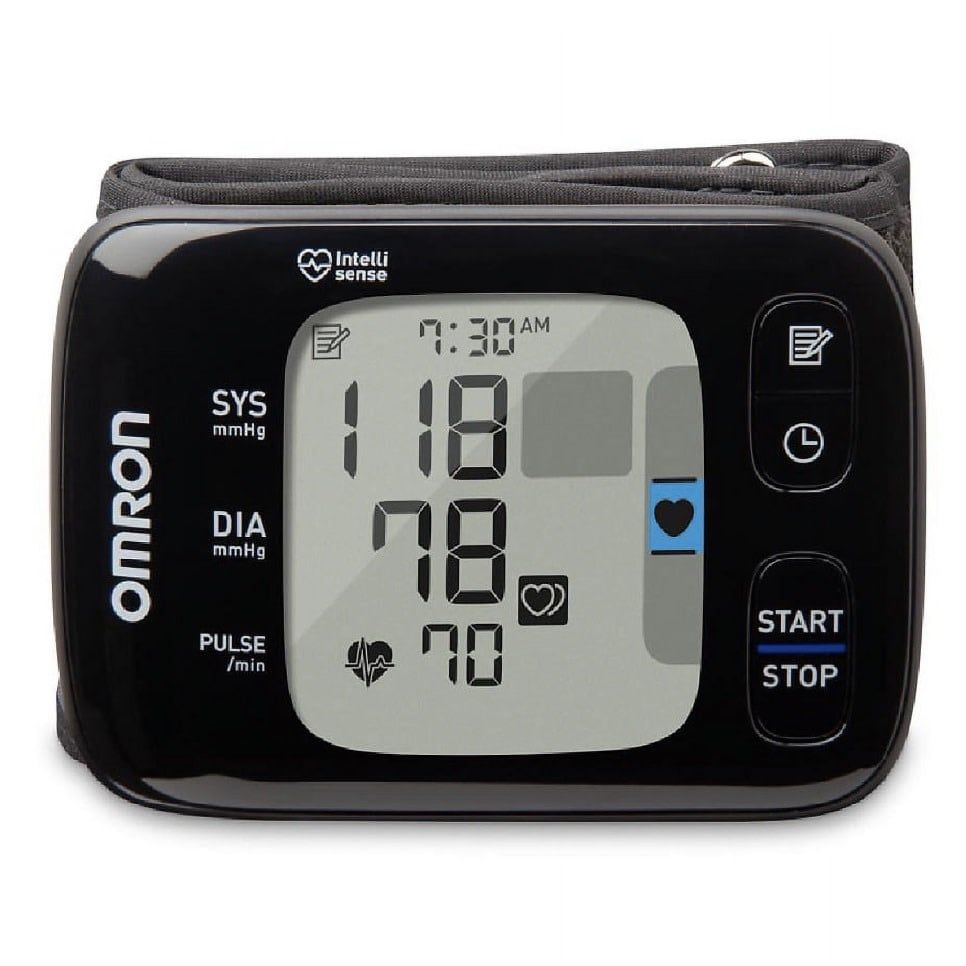 OMRON 7 Series Blood Pressure Monitor (BP6350), Portable Wireless Wrist Monitor, Digital Bluetooth B