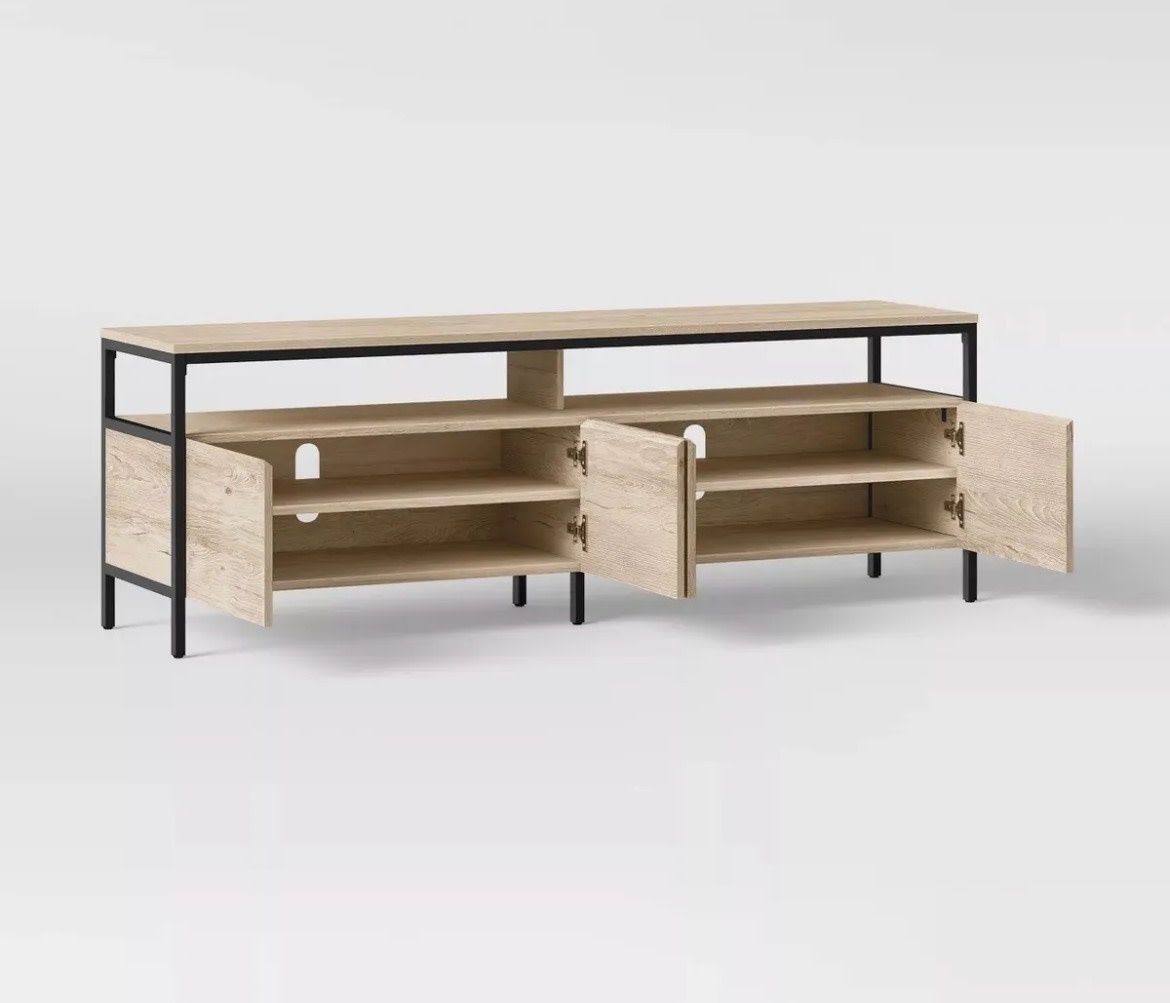 Loring TV Stand for TVs up to 70&quot; Vintage Oak