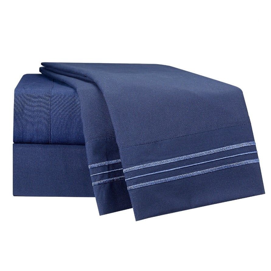 Clara Clark Premier 1800 Collection Ulta-Soft Sheet Set, Queen