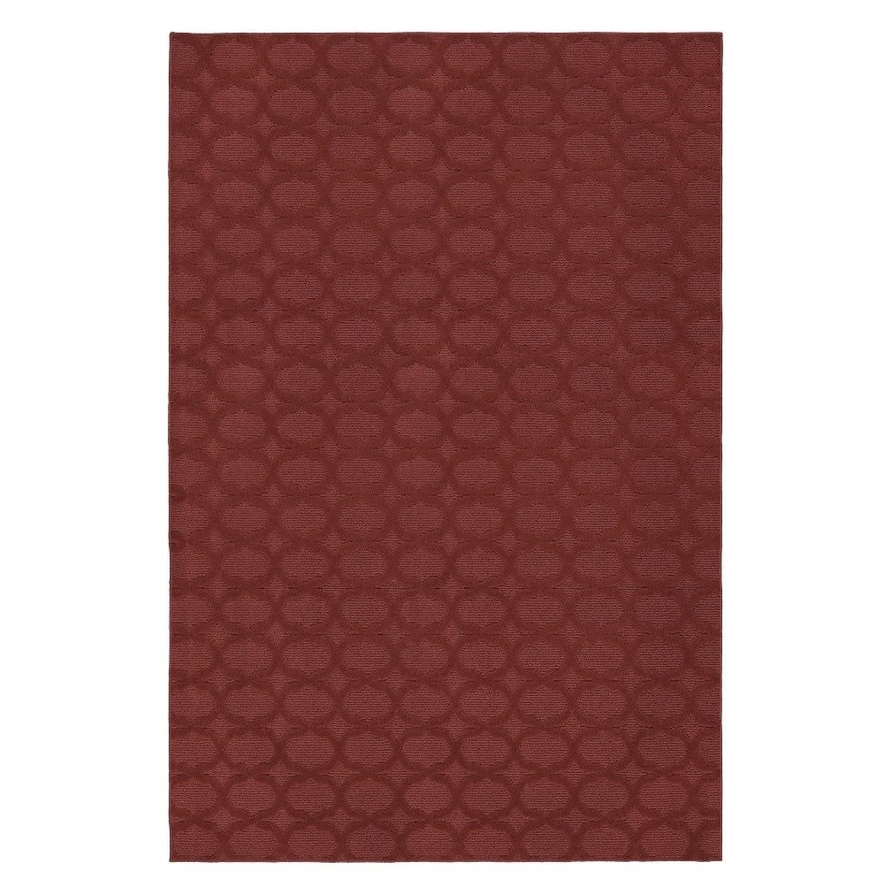 Garland Rug Sparta 9 ft. x 12 ft. Large Area Rug Chili Red