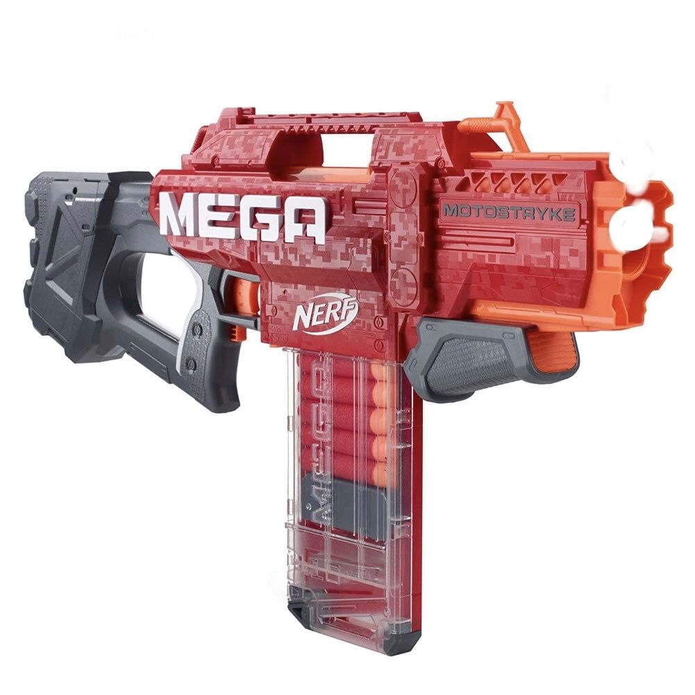 Nerf Mega Motostryke Kids Toy Blasters with 10 Darts