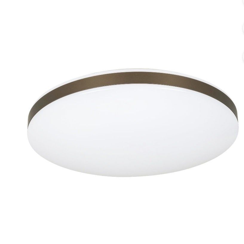 Better Homes &amp; Gardens 14 Bronze LED Flush Mount Ceiling Light, Night Light, 5 Color Options