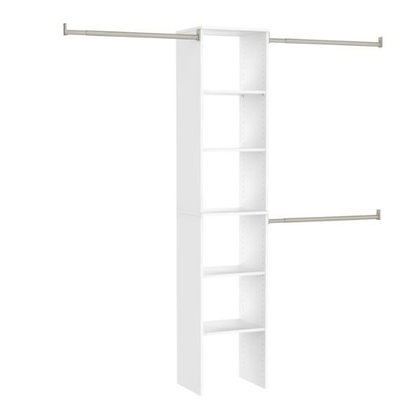 White shelving system