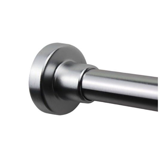 ORIGIN21 Brushed Nickel Tension Shower Curtain Rod 42-72”