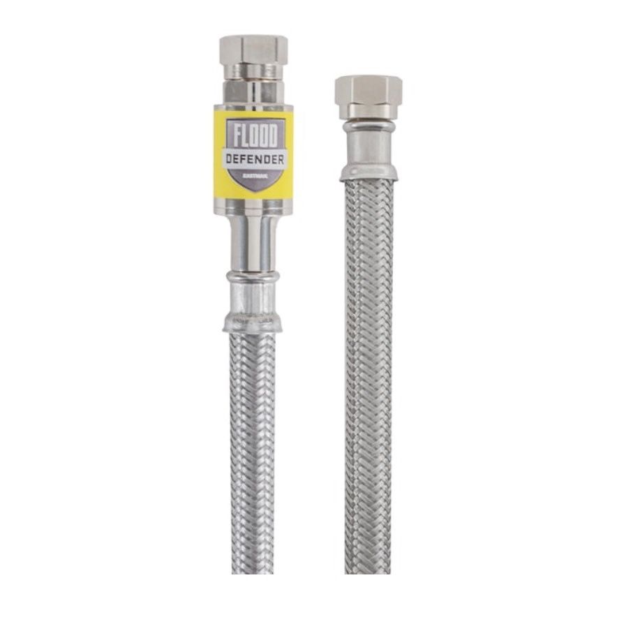 6ft 3/8” Compression Inlet Stainless Steel Dishwasher Hose