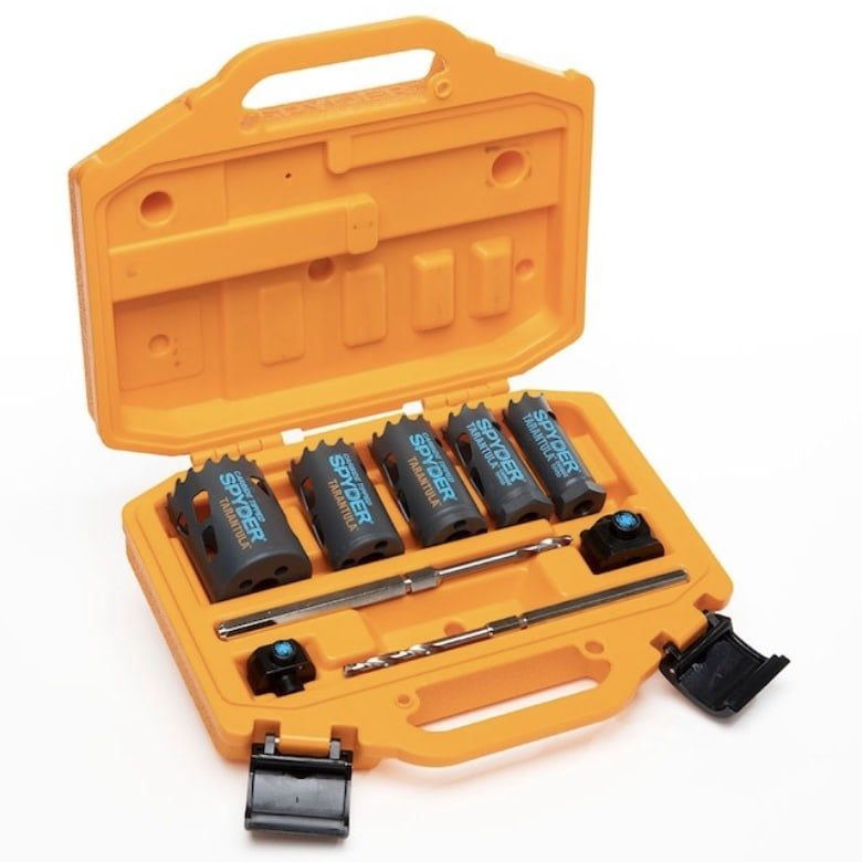 Tarantula Carbide Tipped Hole Saw Kit w/Case, 8pcs