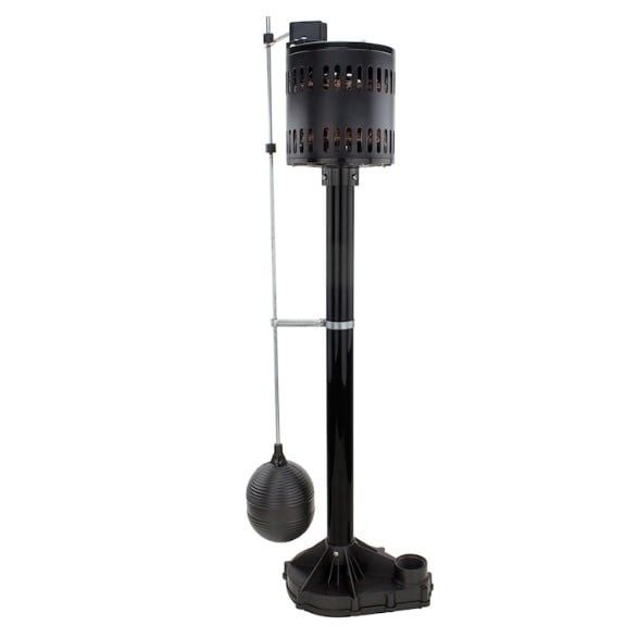 1/3-HP Thermoplastic Pedestal Sump Pump