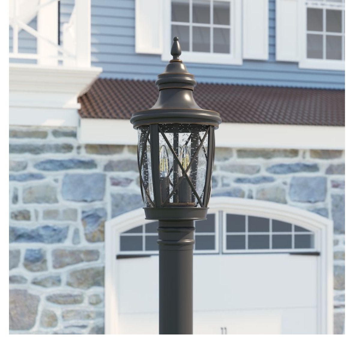 Allen Roth castine outdoor post lantern