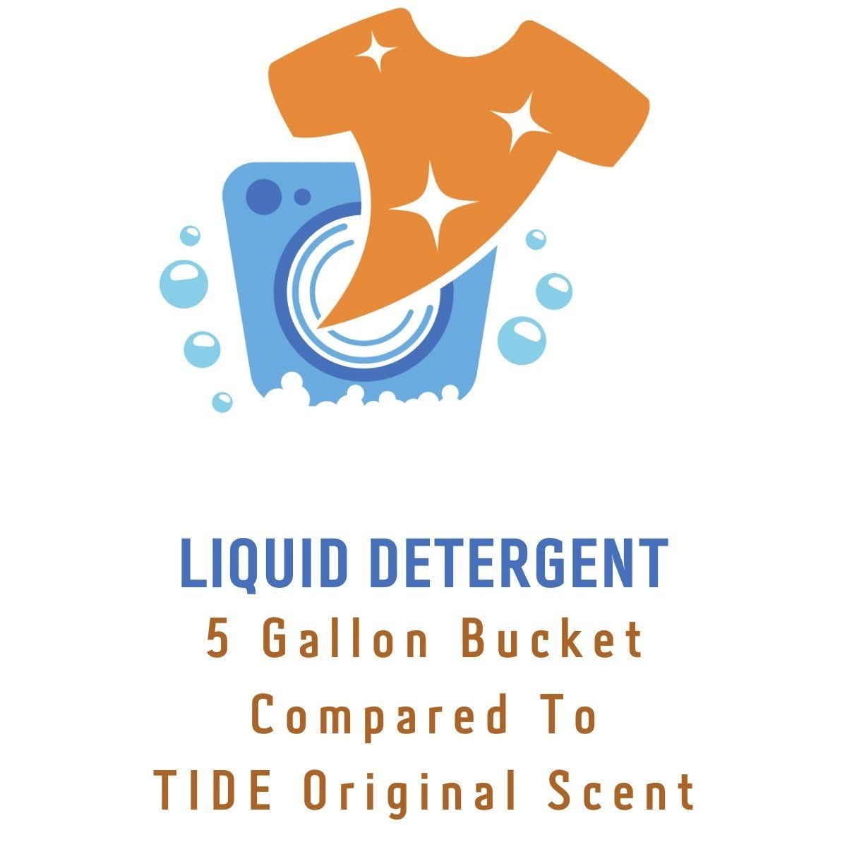5 Gallon Liquid Detergent Tide Original Scent