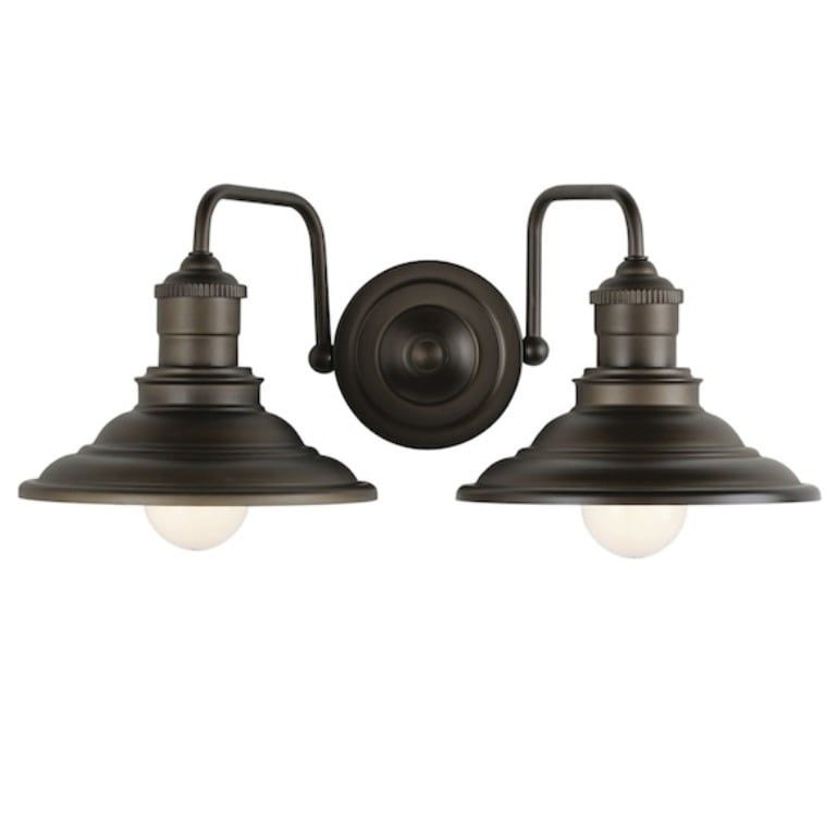 Bronze Coastal Vanity Light (BULB NOT INCLUDED)