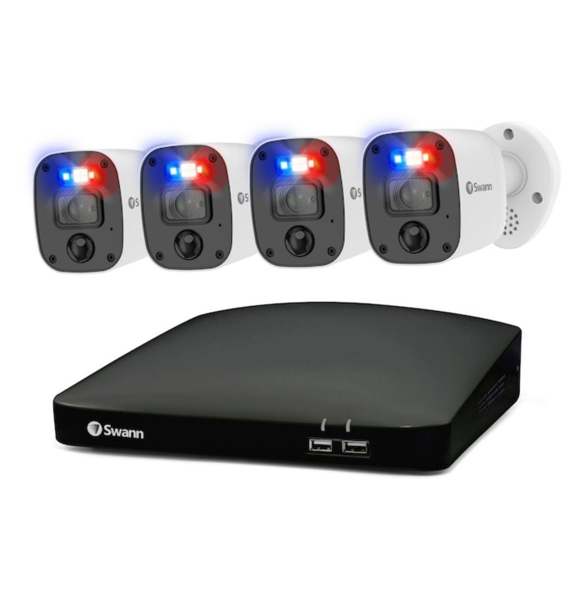 Swann indoor/outdoor 4 camera wired security system