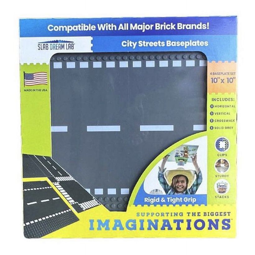 Slab Dream Lab City Street Base Plate, 4pcs