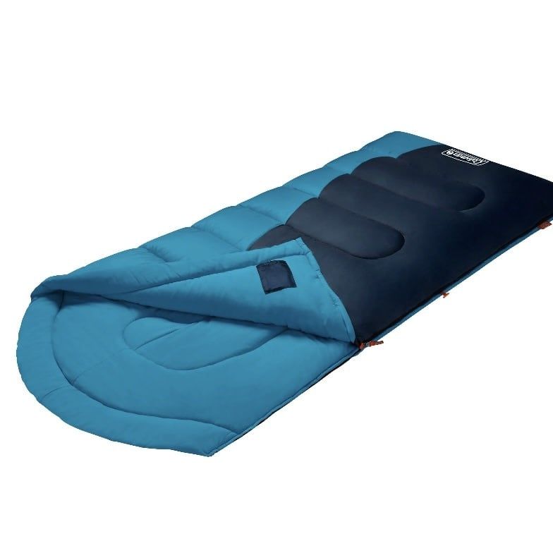 Coleman Montauk 40F Big and Tall Sleeping Bag, Deep Ocean