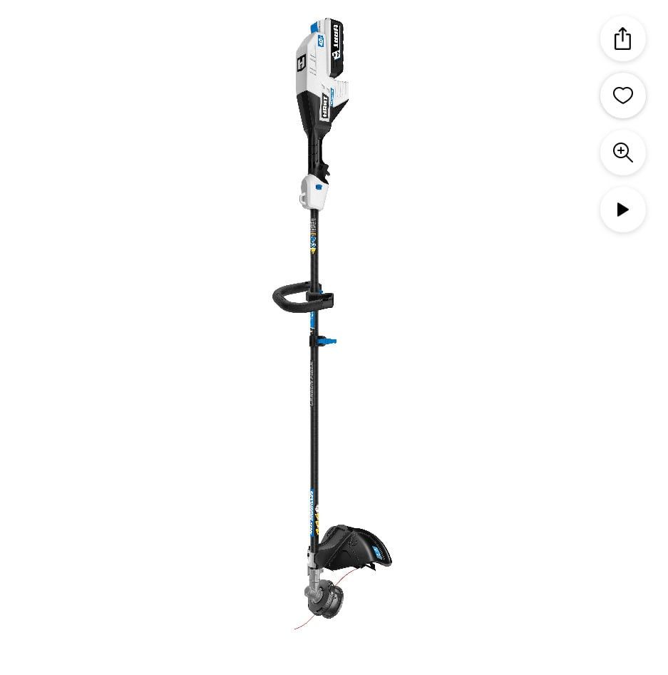 HART 40-Volt 15-inch SUPERCHARGE string trimmer TOOL ONLY
