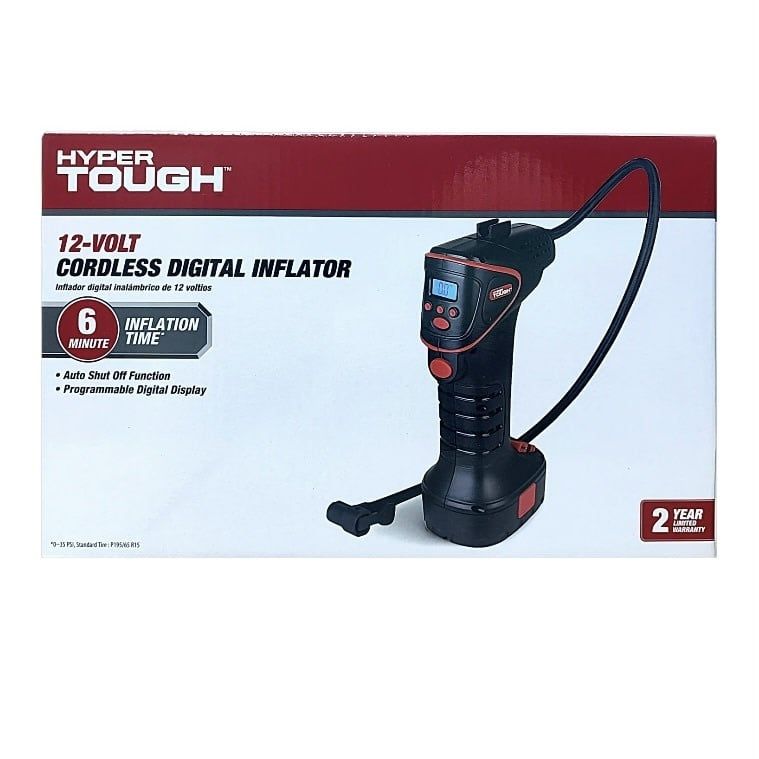 Hyper Tough DC 12V Digital Tire Inflator