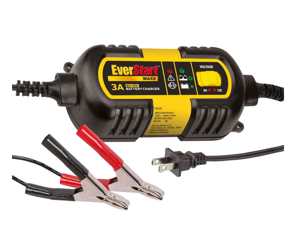 EverStart MAXX 3 Amp 6V/12V Automotive Battery Charger