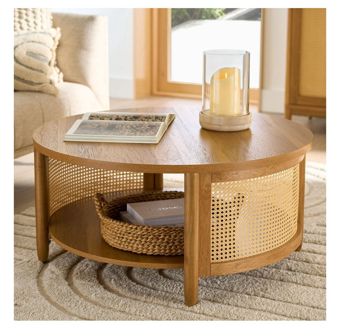 Springwood caning coffee table