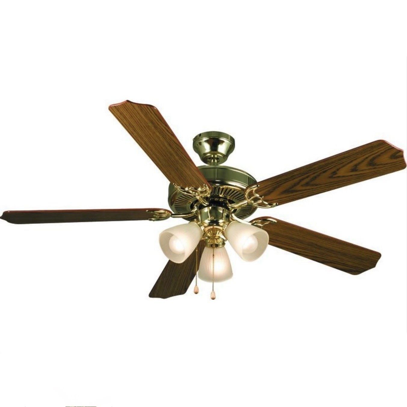 Palladium Brass Finish Ceiling Fan
