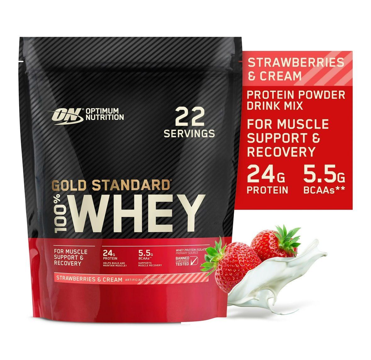 Optimum Nutrition, Gold Standard 100% Whey Protein