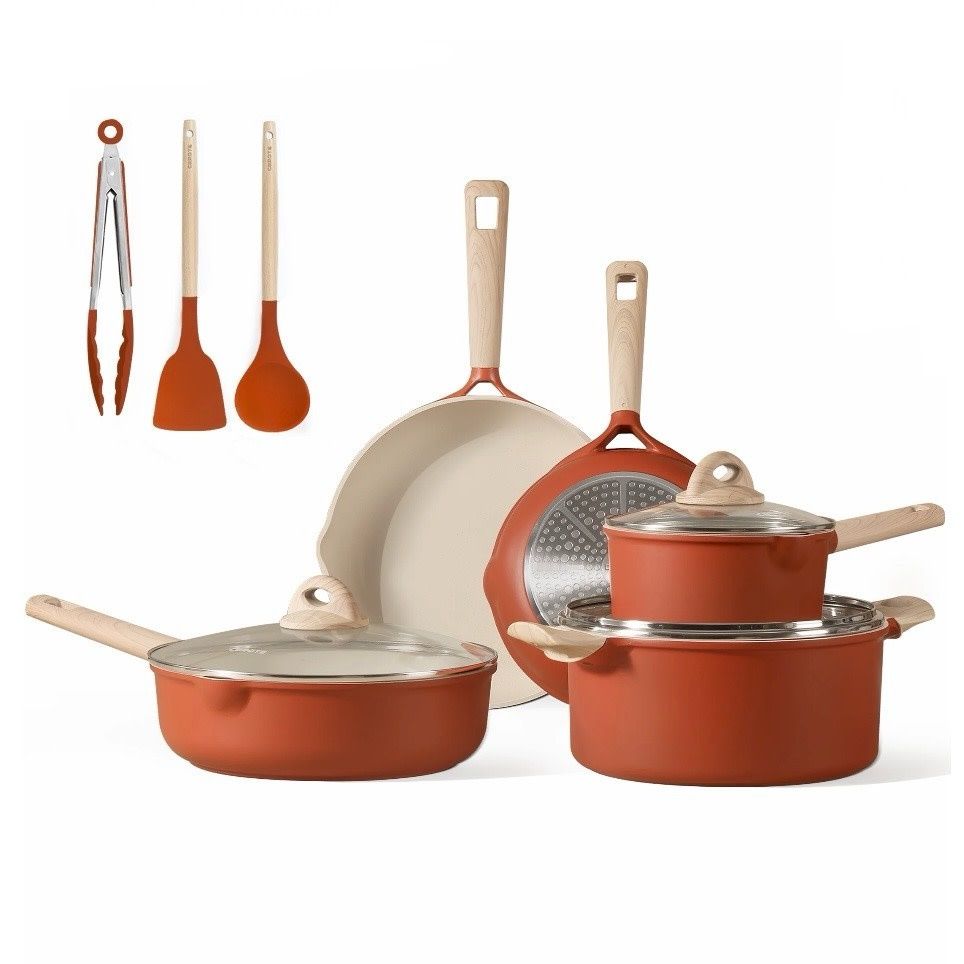 Carote Cozy 11pc Set Red