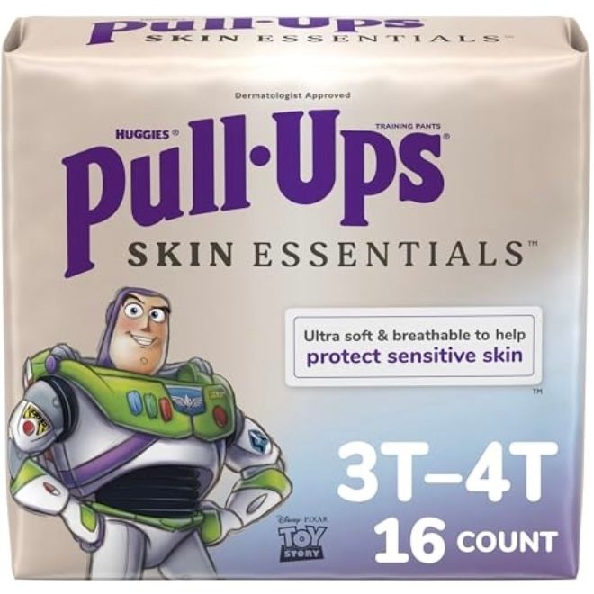 Skin Essentials Potty Training Pants, 3T-4T (32-40 Lbs), 16 Ct