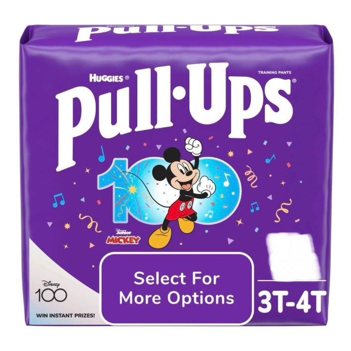 Pull-Ups Boys&#39; Potty Training Pants, 3T-4T, 33 Count