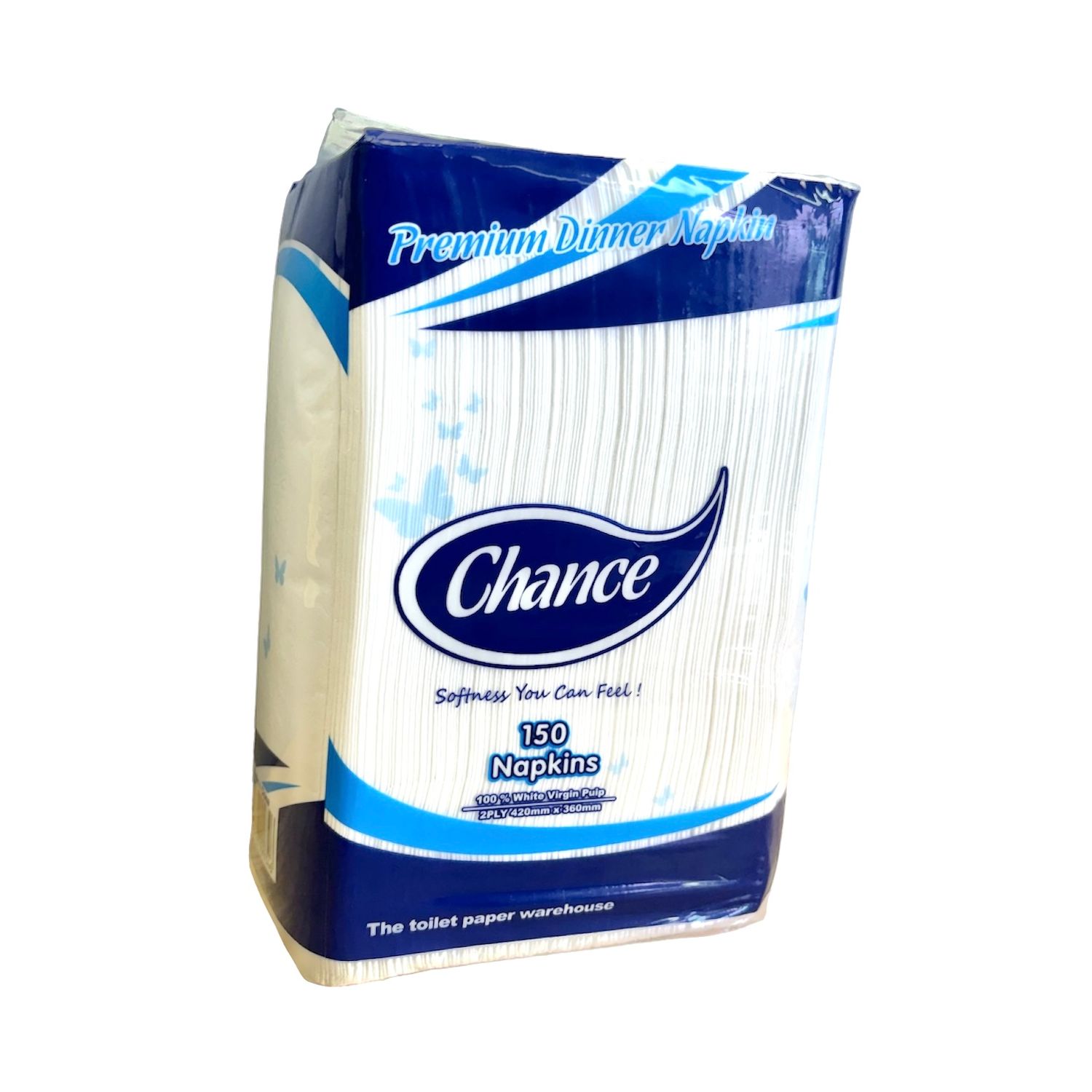 Chance 2 ply napkins 150 pack