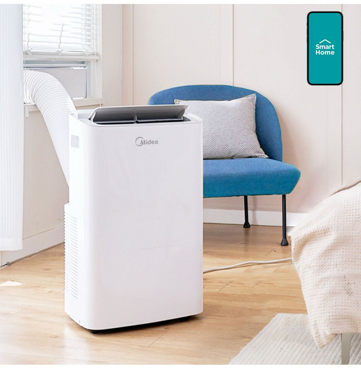 Midea 8,000 BTU smart Portable AC unit